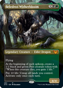 Beledros Witherbloom Strixhaven- School of Mages Alternate Art